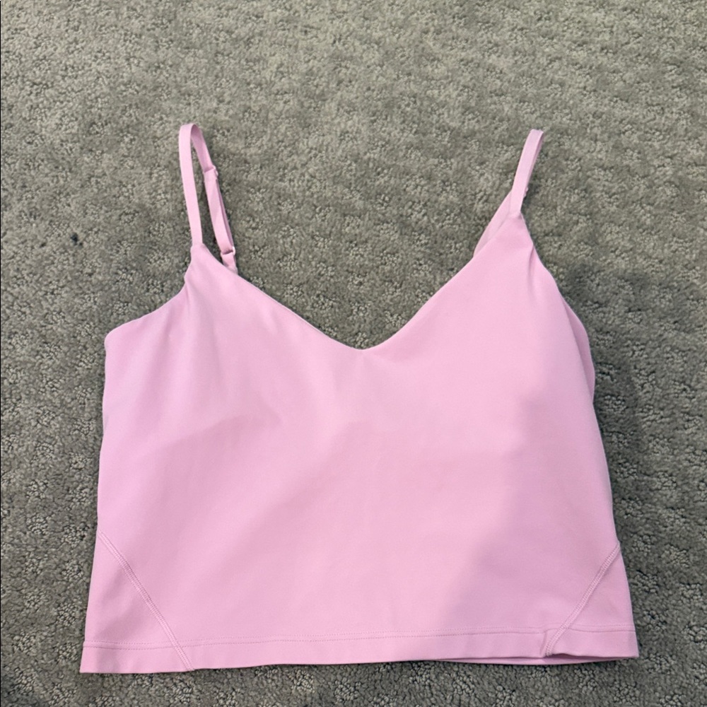 Lululemon Align Cropped Tank Top in Vitapink - Size 6